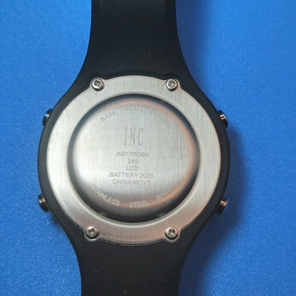 Vintage 2007 INC International Concepts 36mm Mens Digital Quartz Sport Watch